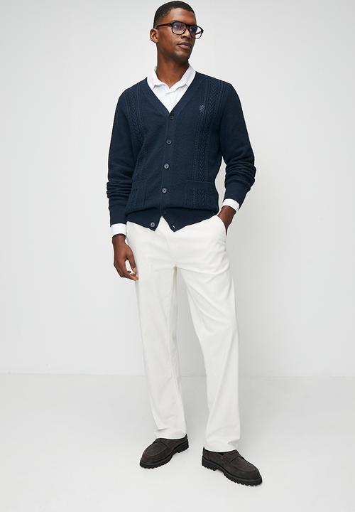 Pringle of Scotland - Steven Cable Cardigan - Navy