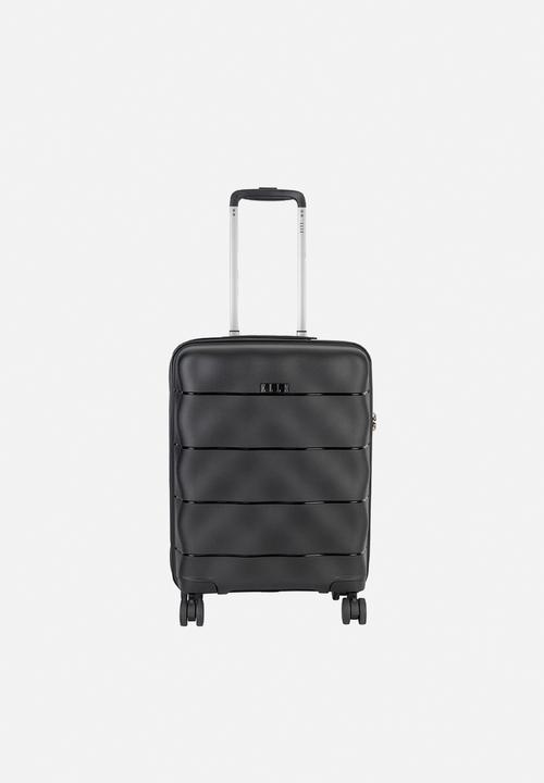 Elle - Carry-on trolley case with TSA lock - Black