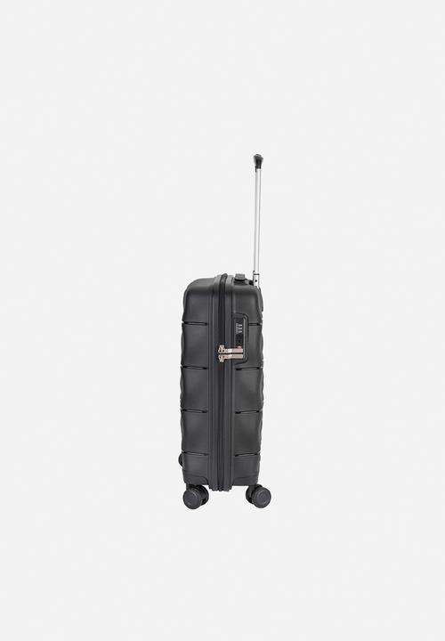 Elle - Carry-on trolley case with TSA lock - Black