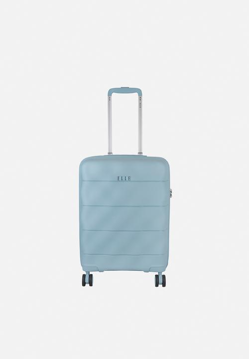 Elle - Carry-on trolley case with TSA lock - Blue