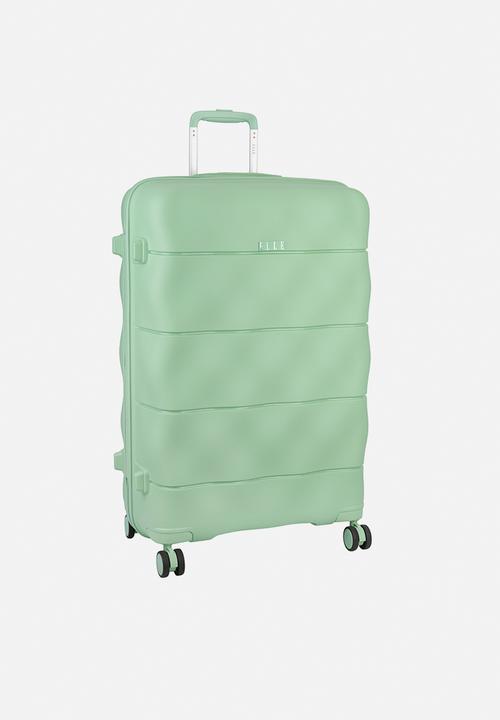 Elle - Large 4-wheel trolley case with TSA lock - Green