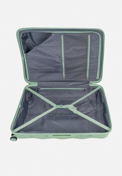 Elle - Large 4-wheel trolley case with TSA lock - Green