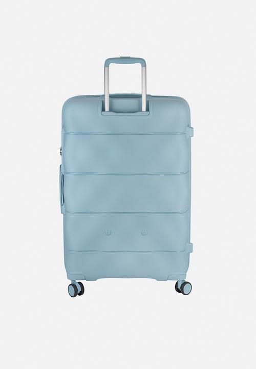 Elle - Large 4-wheel trolley case with TSA lock - Blue