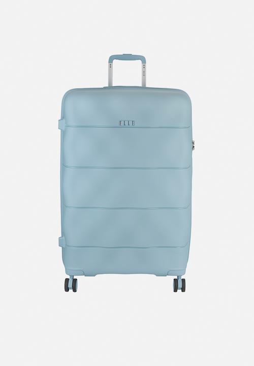 Large 4-wheel trolley case with TSA lock - Blue