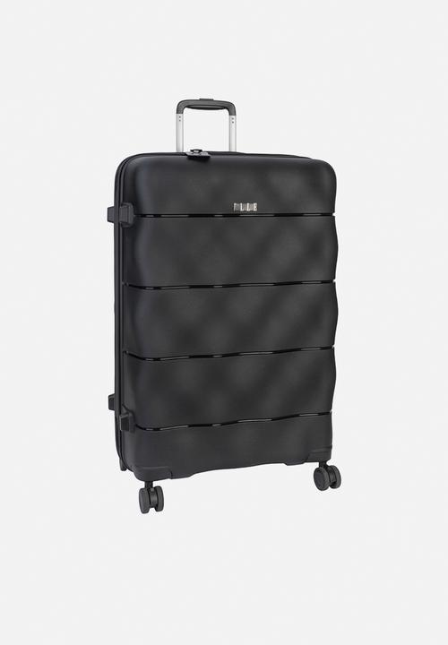 Elle - Large 4-wheel trolley case with TSA lock - Black