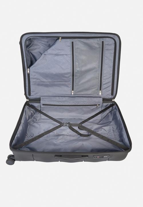 Elle - Large 4-wheel trolley case with TSA lock - Black