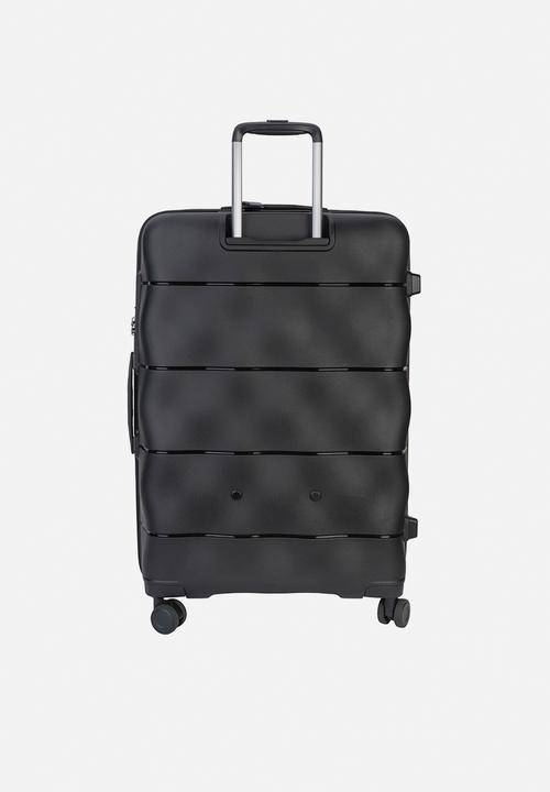 Elle - Large 4-wheel trolley case with TSA lock - Black