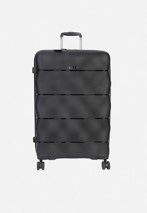 Large 4-wheel trolley case with TSA lock - Black