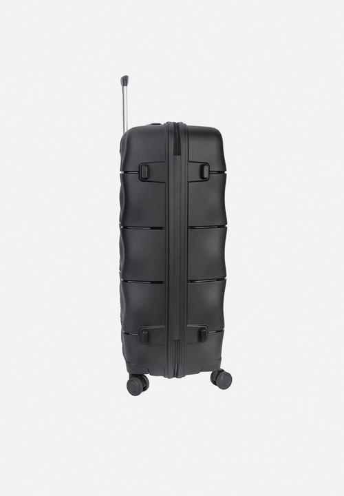 Elle - Large 4-wheel trolley case with TSA lock - Black