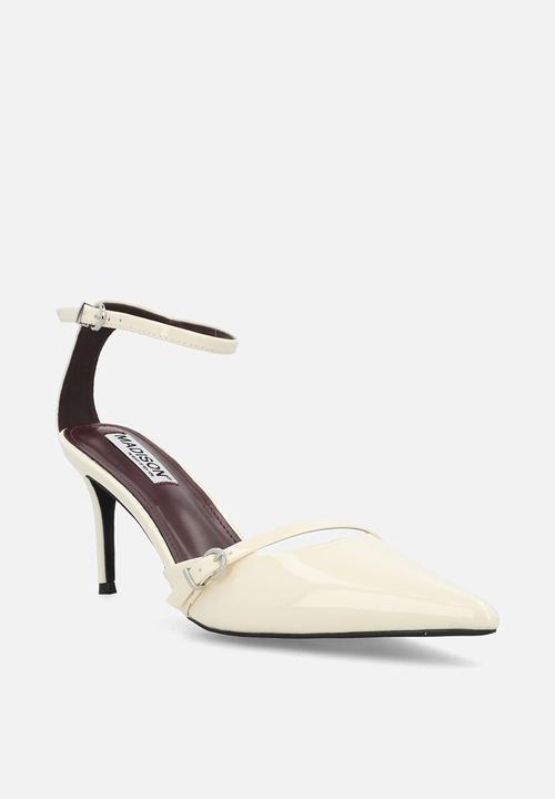 Madison® - Oda ankle strap heel - off white