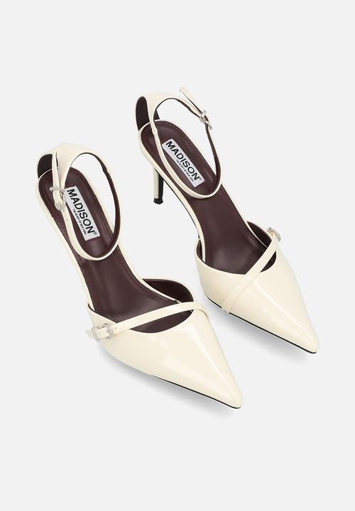 Madison® - Oda ankle strap heel - off white