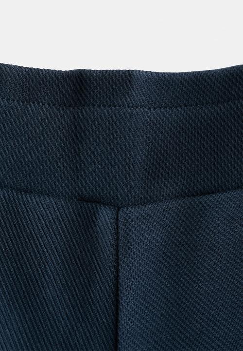 MANGO - Trousers Sargi - Navy