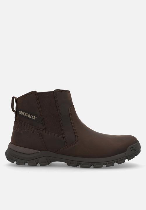leonoah Threshold Chelsea | Mens Leather Boot | Wild Mushroom | CAT Footwear