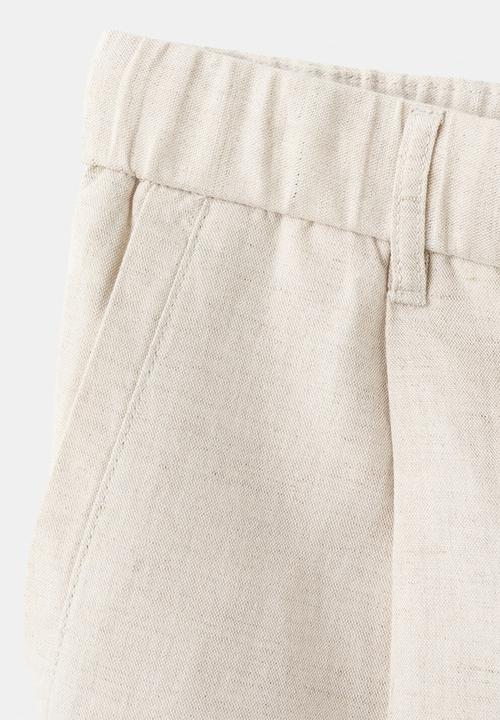 MANGO - Trousers Romelino - Light Beige
