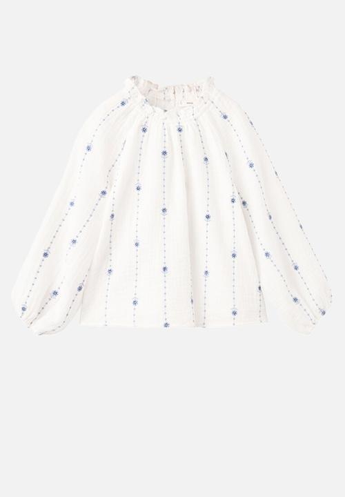 MANGO - Blouse Flavia - White