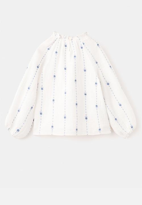 MANGO - Blouse Flavia - White