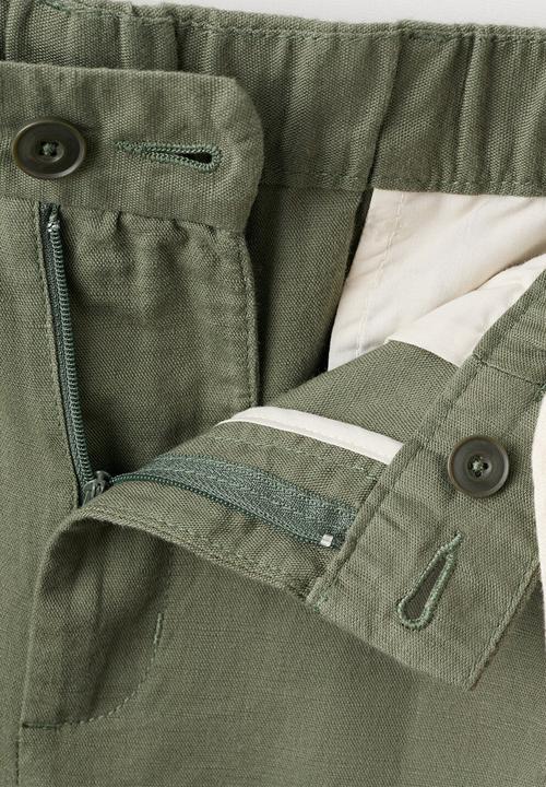 MANGO - Trousers Romelino - Medium Green