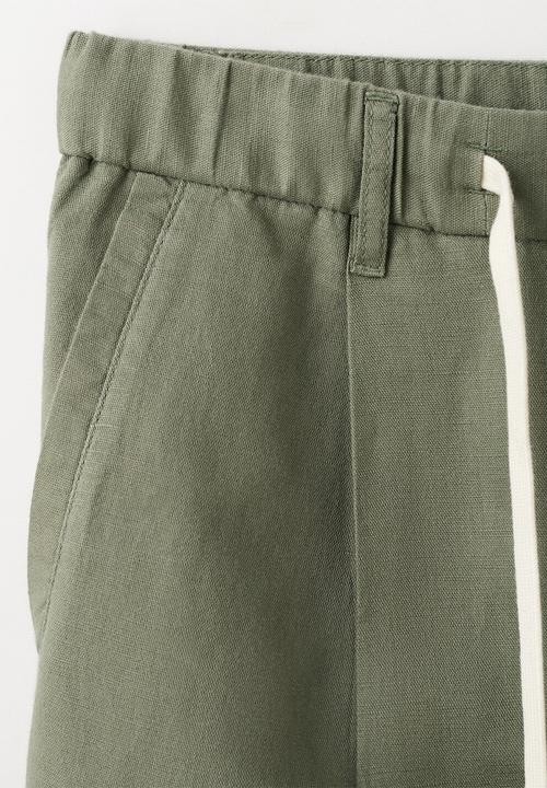 MANGO - Trousers Romelino - Medium Green
