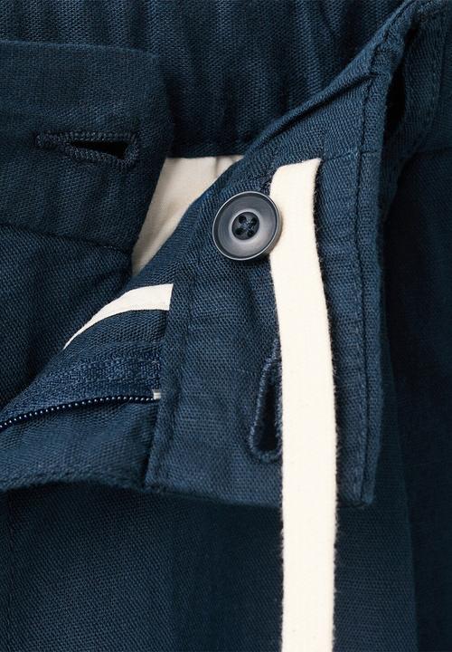 MANGO - Trousers Romelino - Navy