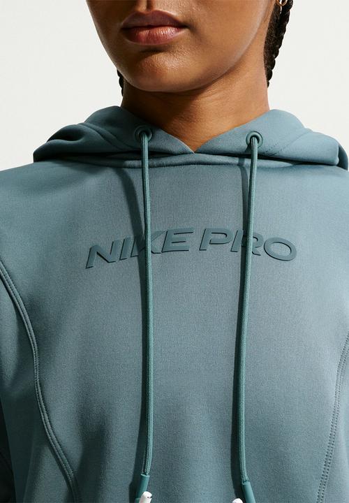Nike - W Np Tf Hoodie Flc Gg - Mineral Slate/White