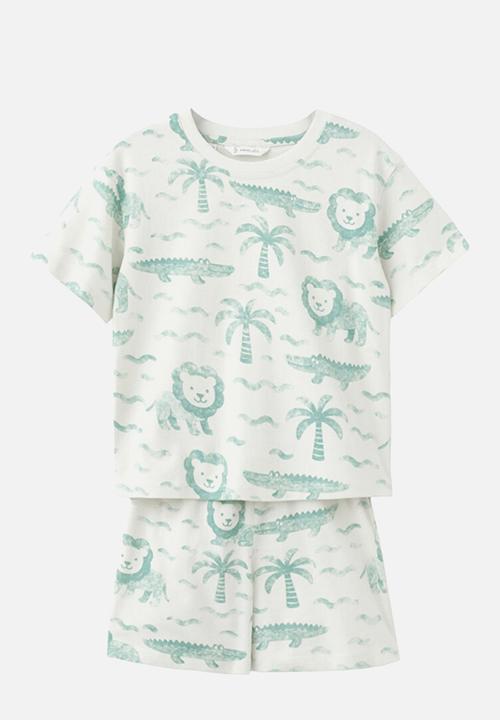 MANGO - Pyjama SELVAPIB - Turquoise / Aqua