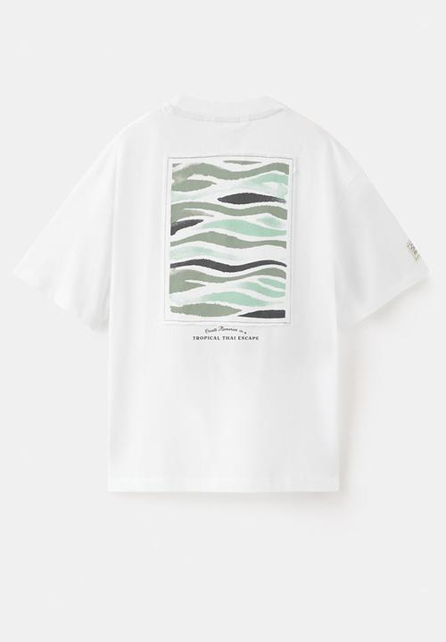 MANGO - T-Shirt MTROPIC - White