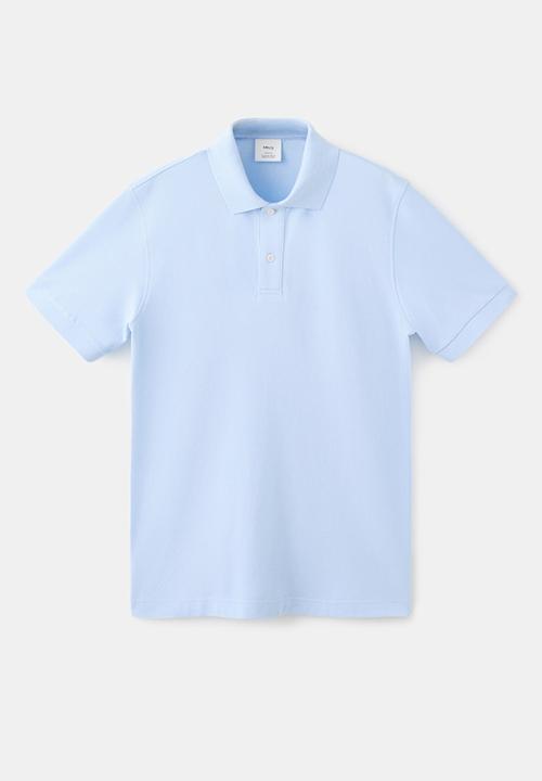 MANGO - Polo Shirt Rea - Sky-Blue