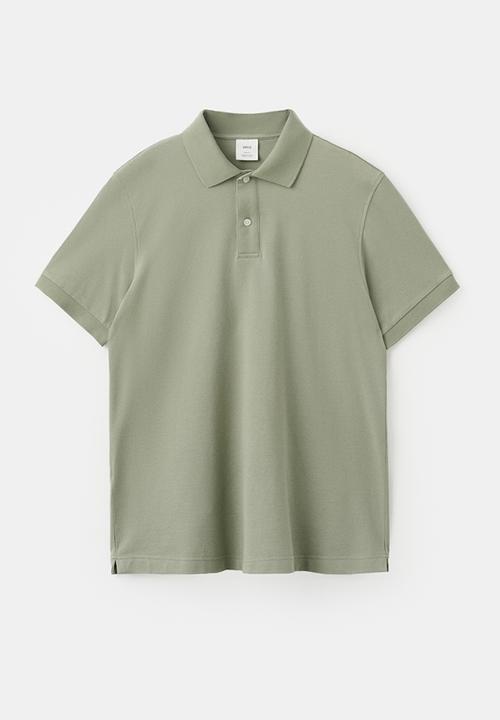 MANGO - Polo Shirt Rea - Pastel Green