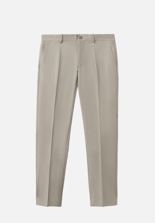 MANGO - Trousers Gaspar - Beige