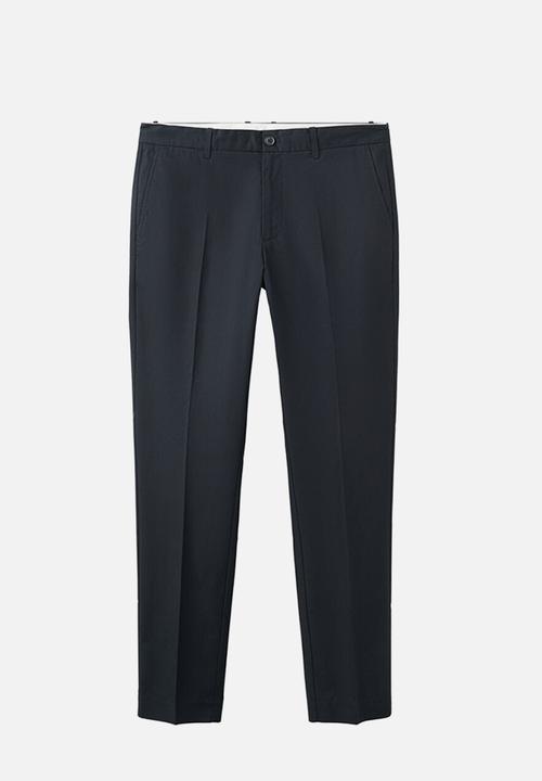 MANGO - Trousers Gaspar - Navy