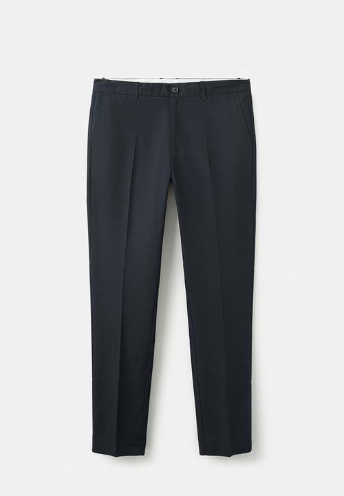 MANGO - Trousers Gaspar - Navy