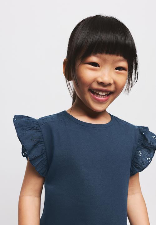 MANGO - T-Shirt DOBLE - Navy1