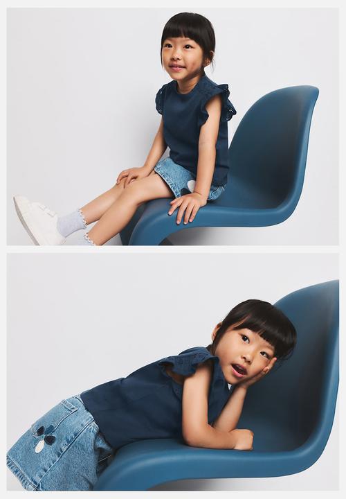 MANGO - T-Shirt DOBLE - Navy1