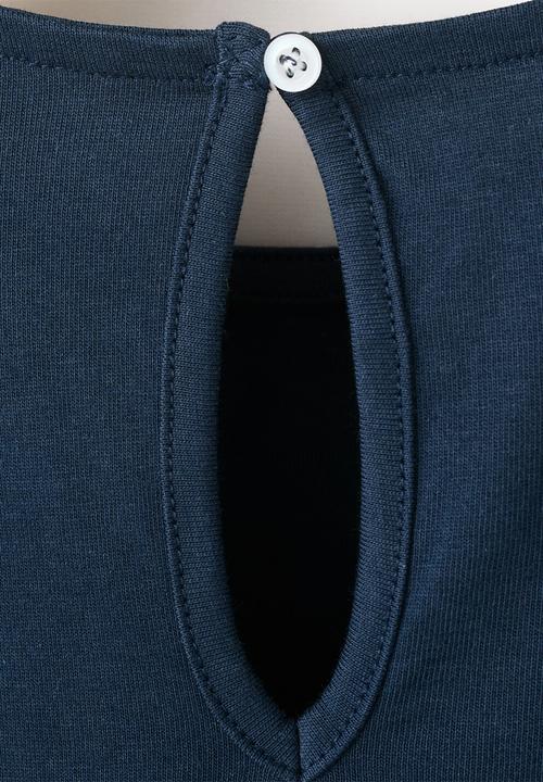 MANGO - T-Shirt DOBLE - Navy1