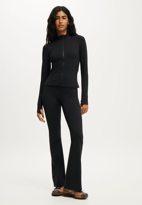 Cotton On - Ultra Soft Zip Through Jacket - Black