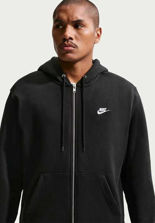 Nike - NSW Club BB Full Zip Hoodie  - Black