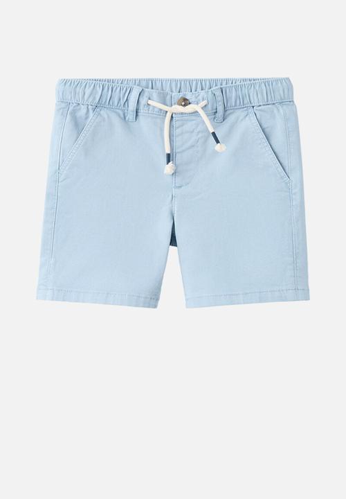 MANGO - Bermudas ALGARVE - Light/Pastel Blue