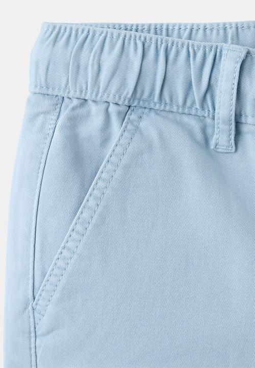 MANGO - Bermudas ALGARVE - Light/Pastel Blue