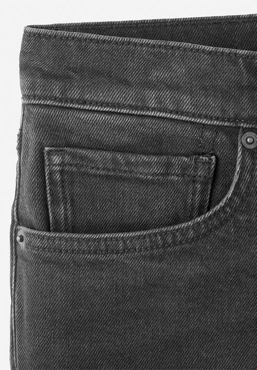 MANGO - Bermuda Shorts Rock - Black Denim