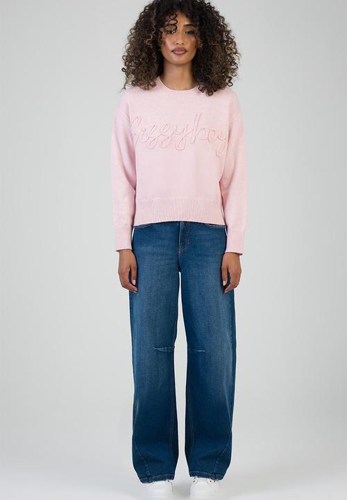 SISSY BOY - Forever Young Knit Sweater - Pale Pink