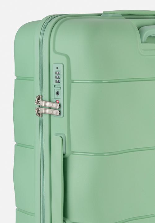 Elle - Medium 4-wheel trolley case with TSA lock - Green