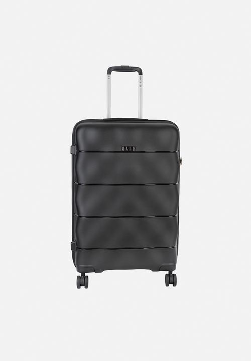 Medium 4-wheel trolley case with TSA lock - Black