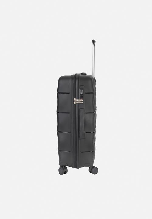 Elle - Medium 4-wheel trolley case with TSA lock - Black