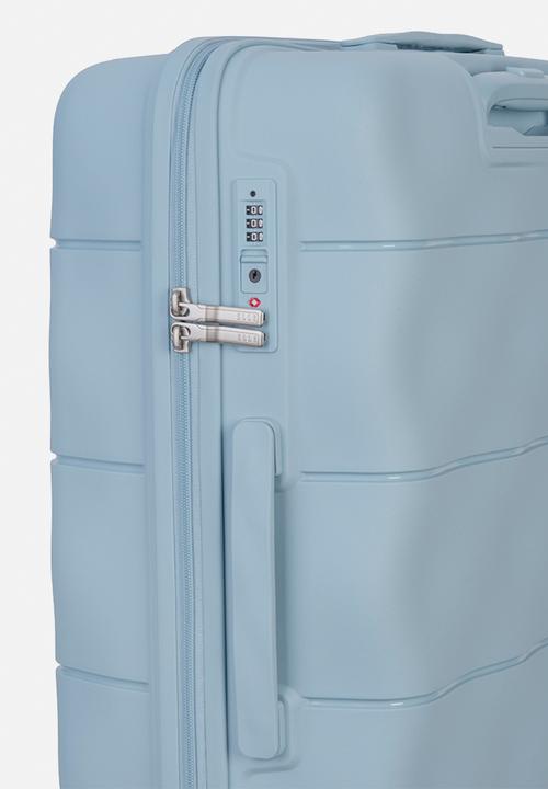 Elle - Medium 4-wheel trolley case with TSA lock - Blue