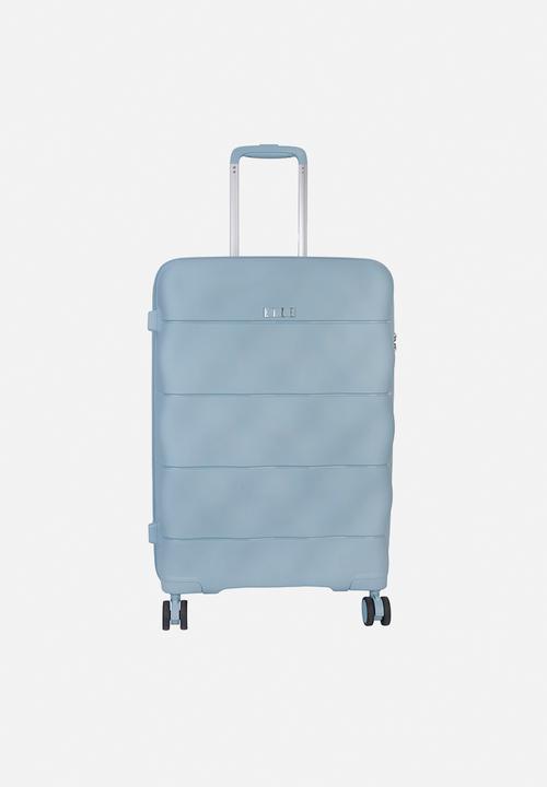 Medium 4-wheel trolley case with TSA lock - Blue