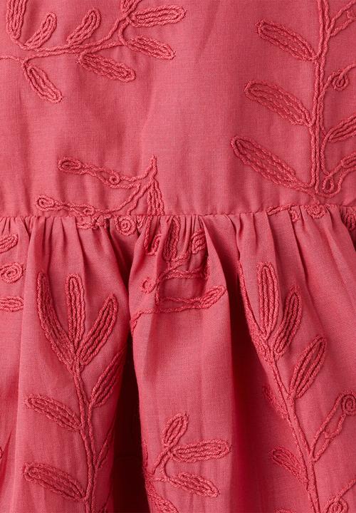 MANGO - Dress EIRA - Medium Red