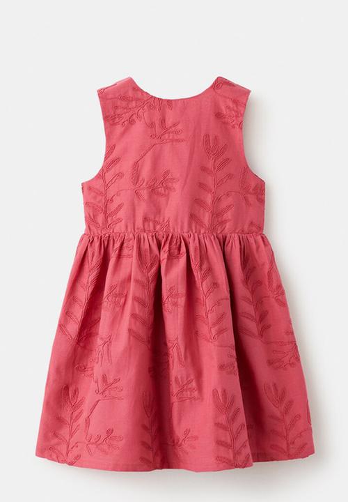 MANGO - Dress EIRA - Medium Red