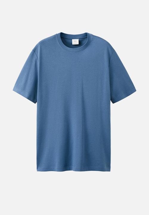 MANGO - T-Shirt Kimi - Whitish-Blue