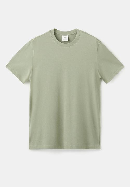 MANGO - T-Shirt Cherlo - Pastel Green