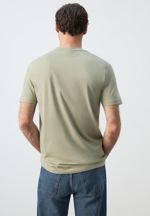 MANGO - T-Shirt Cherlo - Pastel Green